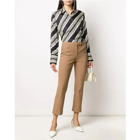 Theory Cropped Tailored Trousers - Picture 2 of 9